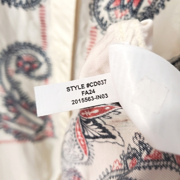 J Crew - Drapey paisley-print shirt - Size L - Picture 9 of 9